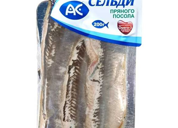Филе сельди пряного посола.