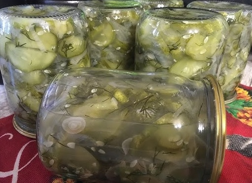 Легендарный салат из огурцов впрок 