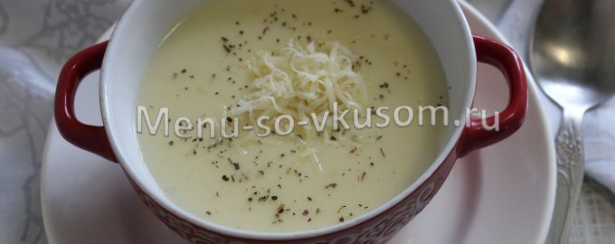 сырный суп с плавленным сыром