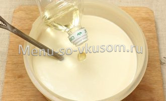 растительное масло в тесто